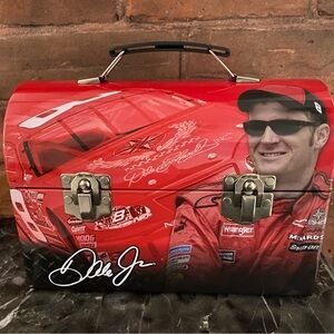 Dale Earnhardt Jr. #8 NASCAR Metal Dome Lunch Box - Winner’s Circle-Y2K